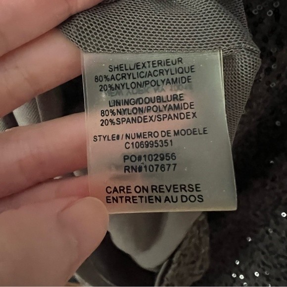 Alice + Olivia Nala Sequined Dress in Chocolate Small - Picture 11 of 14